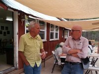 20140710 185640  Jeff and Rolf confer on avalanche air bags.