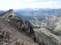 DSCN1725  From the top of Thimble Peak, looking down on the Meadow
