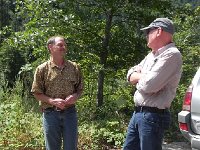 DSCN1650  Mark and Rolf discuss the Feather as a working river.