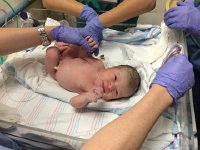 IMG 0207  After 10 hours of labor and an hour of pushing, out popped Valérie