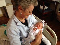 IMG 0235  Christine gets her first snuggle