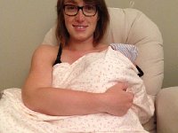 IMG 0254  Of course the new mom held Valérie a lot.