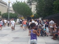 20140722 151257  The crowd in front of the White House is the story.