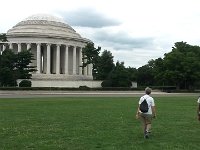 20140724 193112  We complete our circumnavigation of the Mall at the Jefferson Memorial