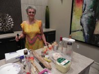 DSCN1864  Christine takes charge