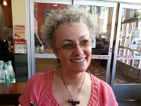 20140725 124457  In a blow against chaos, Christine found her pen!