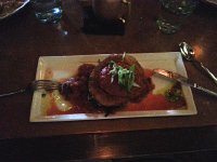 20140729 185222  was delicious: my order of something like eggplant parmesan