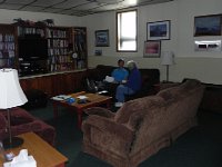 DSCN1884  Mom makes herself very much at home in the WMO living quarters