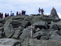 DSCN1889  A line forms for all the people wishing to be photographed at the summit