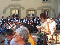 20140626 194341  The Armaillis choir listening to the string ensemble