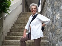 20140628 171429  Modeling them on the stairs down to Migros