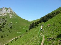 20140609 130244  On the flank of Tsermon, headed toward Le Van