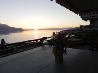 DSCN1267  and another sunset with tulips