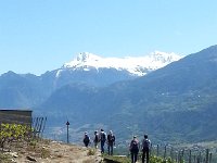 20140504 114623  Following the bisse with the Illhorn and Bella Tola in the distance