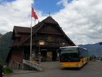 20140517 123829  such as yelling at in German to have it take a picture, in this case of the bus that brought us from Stans, near Lucerne, to the top of the funicular that comes up here from lake level.