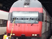 20140517 155424  Back in Lucerne where we got on a clean train back to Romandie!