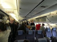 20141124 120708  24 Nov - a nearly empty flight to Newark