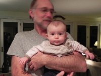 DSCN2578  Val still and Grandpa moving