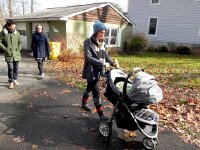DSCN2678  Val is installed in the stroller
