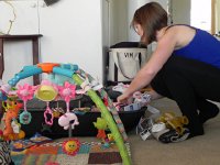 DSCN2759  Viv prepares for her departure for Switzerland