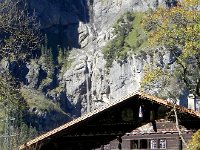 DSCN2473  18 October: chalet, waterfall powerline: the Alp
