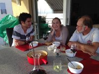 IMG 0653  Nico and Bri welcome Greg back to CH