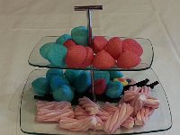 20140930 095354  An extremely colorful if not terribly appetizing snack!