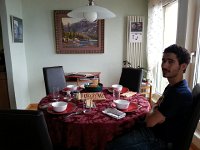 20150404 122125  Nico awaits lunch on Saturday