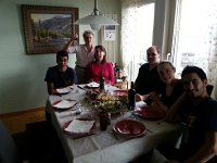 20150405 165552  Easter dinner with Mirko, Christiane and Kilko