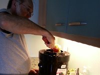 20150411 095222  Greg decanting the remaining sauerkratu