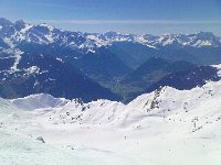 DSC00005  End of the day from the face of Mont-Gelé