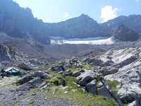 DSCN4394  Looking up toward the much-reduced glacier