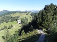 DSCN4551  Looking the other way to the top of the lift at Holzegg