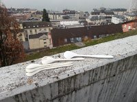 20151204 083802  Dec 4 - a odd arrangement on the garage