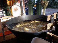 20151215 111602  Oh man, heaven in a giant wok: tartiflette, made of reblochon, potatoes, cream, and lardons