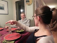 DSCN5662  Francis listens to Bri