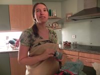 DSCN5669  Birthday present time for Nikki: snoozing blanket