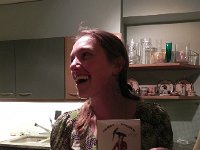 DSCN5675  Nikki likes the card