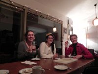 DSCN5783  Galette des Rois - and Noa gets the féve!