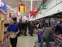 DSCN5833  Now: the main event: Carrefour before Christmas