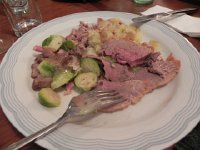 DSCN5955  Then came stuffed duck and brussel sprouts!