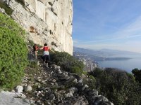 DSCN5974  At the foot of the cliff with Monte Carlo below