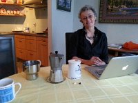 20150204 082305  4 Feb: Christine in her office.