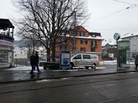 20150209 084141  9 Feb: Berninaplatz, our new favorite tram stop in Zürich