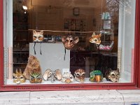 20150122 123757  22 Jan - live cat and dead masks in Bern