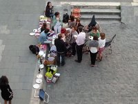 20150709 214806  Parisians enjoying a picnic on the quai