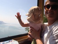 IMG 1606  Vivianne is beginning to relax while Val gazes at Lake Geneva