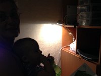 IMG 1609  A little reading with Titine