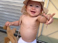 IMG 1616  Val likes little Leo and carries him everywhere. So much fun!