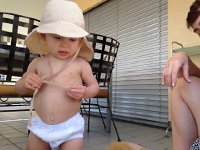 IMG 1617  But the simple things in life, like a strap for her little sun hat give a lot of fun too!